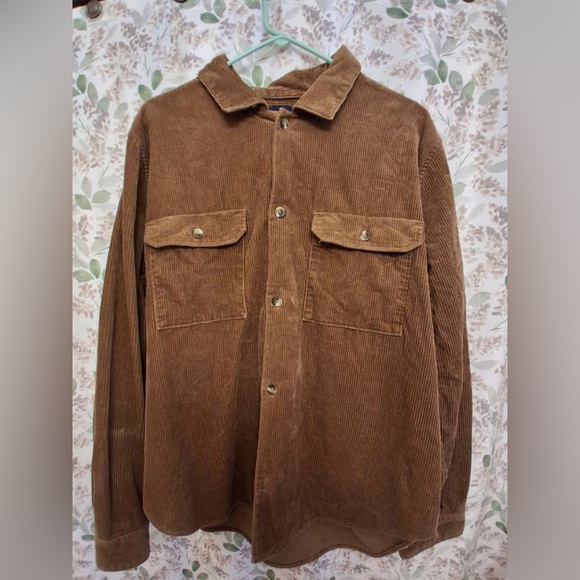 GAP Other - GAP Men's Brown Corduroy Shirt Jacket LARGE